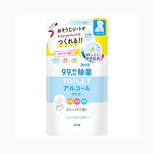 第一石鹸西日本 ファンストイレ用アルコール除菌クリーナー　詰替用３５０ｍｌ  トイレ用品 トイレ用品 　 メール便対応