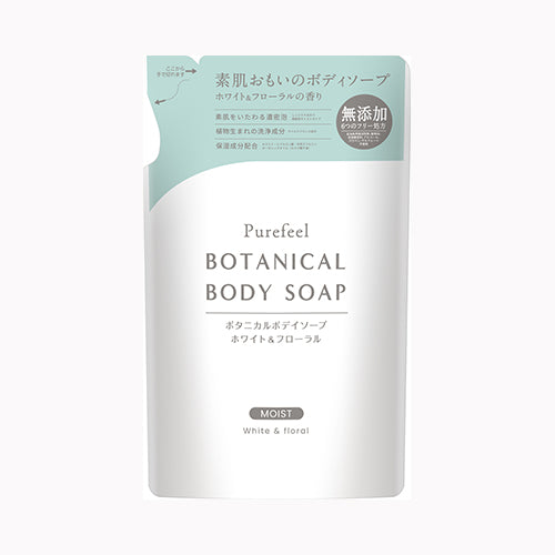 第一石鹸西日本 ピュアフィールボタニカルボディソープホワイト＆フローラル　詰替用３８０ｍｌ スキンケア 浴用 　