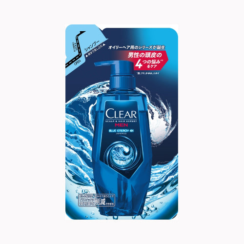 ユニリーバ・ジャパン クリア　ブルーエナジー　４ｘ　スカルプシャンプー　つめかえ用　２８０ｇ インバス シャンプー 　