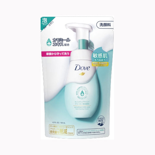 ユニリーバ・ジャパン ダヴ　センシティブマイルド　クリーミー泡洗顔料　つめかえ用　１２５ｍｌ 化粧品  洗顔・クレンジング