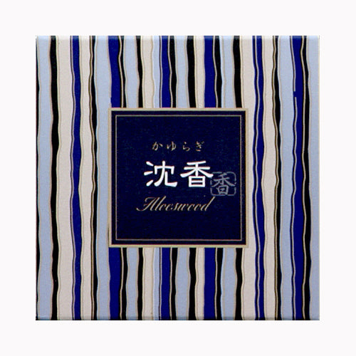 日本香堂 かゆらぎ　沈香　コーン１２個入　香立付 薫香剤 お香