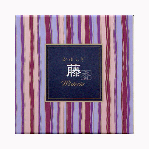 日本香堂 かゆらぎ　藤　コーン１２個入　香立付　 薫香剤 お香