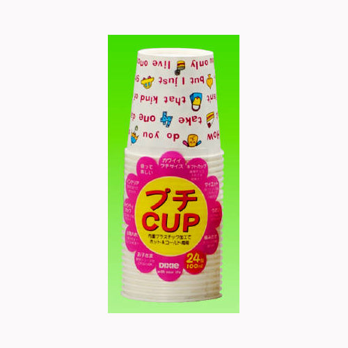 日本デキシー フレンズプチカツプ　１００ＭＬ　２４個 行楽用品 簡易食器類