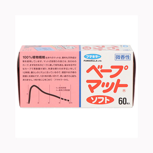 フマキラー ベープマットソフト６０枚入 殺虫剤  ハエ・蚊  置き型 殺虫剤・防虫剤  蚊