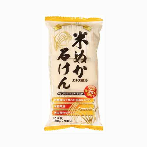 マックス 米ぬか石けん３個入１００ＧＸ３ スキンケア 浴用 　