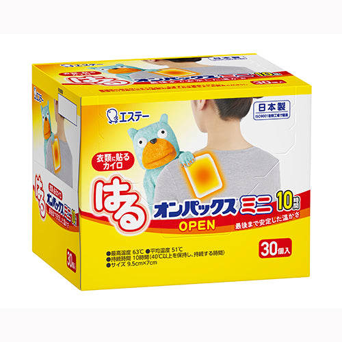 エステー はるオンパックスミニ　３０個　 カイロ  汎用品  貼るカイロ カイロ 暖冷 