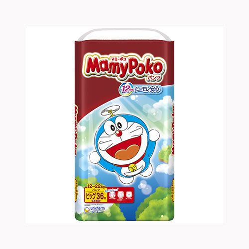 ユニ・チャーム マミーポコパンツＢ３６枚ドラえもん ベビー用品 オムツ