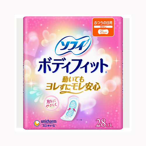 ユニ・チャーム ソフィボディフィット羽なし２８枚 フェミニンケア 生理用品