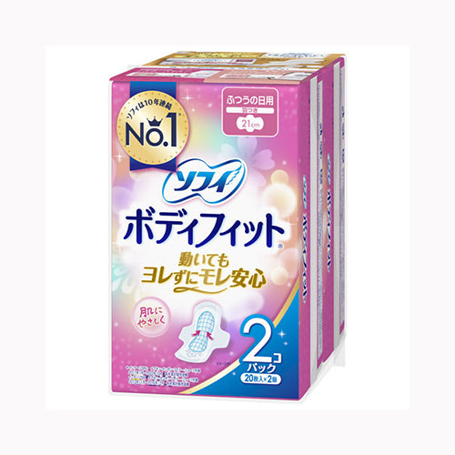 ユニ・チャーム ソフィＢＦ羽つき２０枚×２ フェミニンケア 生理用品  ふつうの日・多い昼用 サニタリー