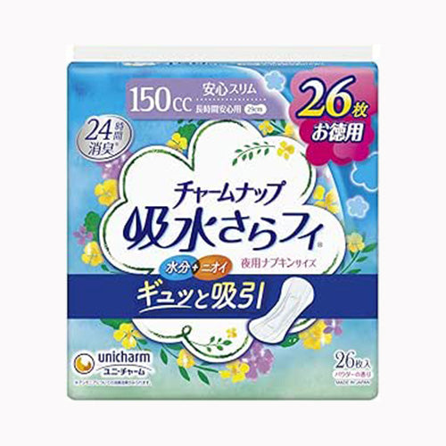 ユニ・チャーム チャームナップ長時間安心用26枚 フェミニンケア 軽度失禁