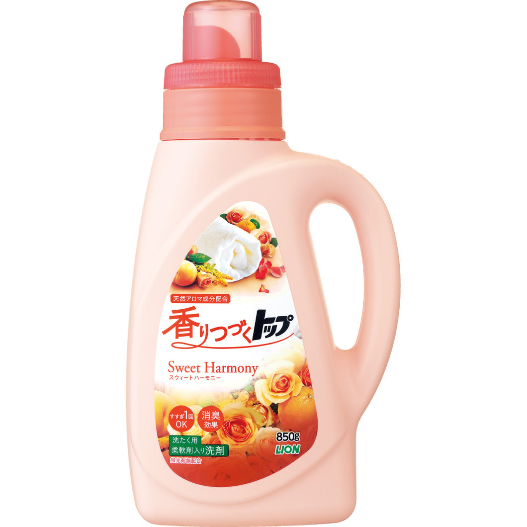 ライオン 香りつづくトップＳＷＥＥＴＨＡＲＭＯＮＹ本体８５　 衣料用洗剤 合成洗剤