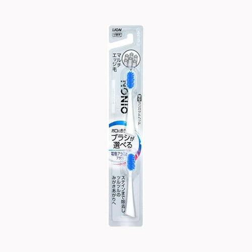 ライオン ＬＩＯＮ　電動アシストブラシ　付替ＮＯＮＩＯ＋ホワイトニングふつう  オーラル 歯ブラシ  メール便対応