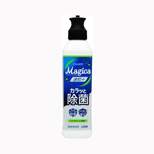 ライオン ＣＨＡＲＭＹ　Ｍａｇｉｃａ　速乾＋（プラス）カラッと除菌　シトラスミントの香り　本体 台所洗剤 食器用洗剤 　