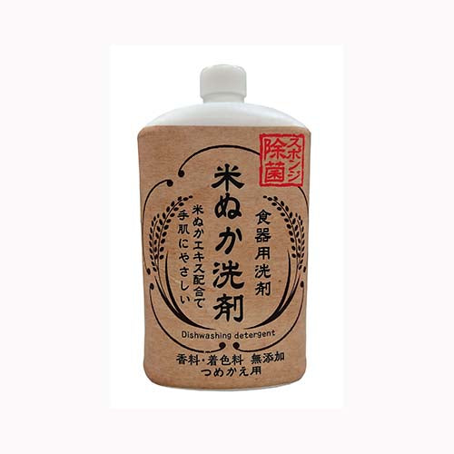 ロケット石鹸 米ぬか食器用洗剤　詰替用　８００ＭＬ 台所洗剤 食器用洗剤