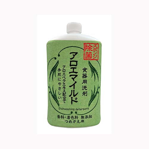 ロケット石鹸 アロエマイルド食器用洗剤　詰替用　８００ＭＬ 台所洗剤 食器用洗剤