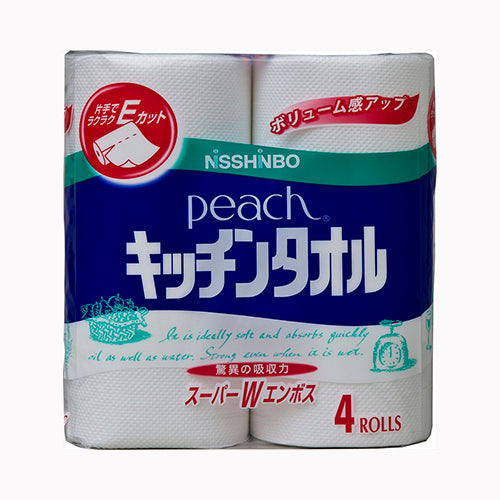 大王製紙 ピーチキッチンタオル　４Ｒ 家庭紙 キッチンタオル