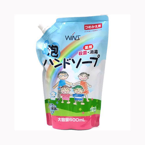 日本合成洗剤 ウインズ　薬用泡ハンドソープ　大容量詰替　６００ＭＬ スキンケア 手洗い用