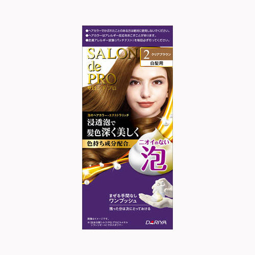 ダリヤ サロンドプロ　泡のヘアカラー・エクストラリッチ（白髪用）２＜クリアブラウン＞ 化粧品 毛染め