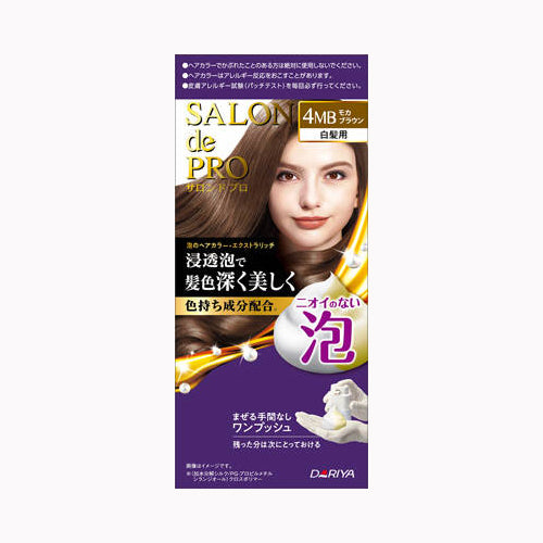ダリヤ サロンドプロ　泡のヘアカラー・エクストラリッチ（白髪用）４ＭＢ＜モカブラウン＞ 化粧品 毛染め