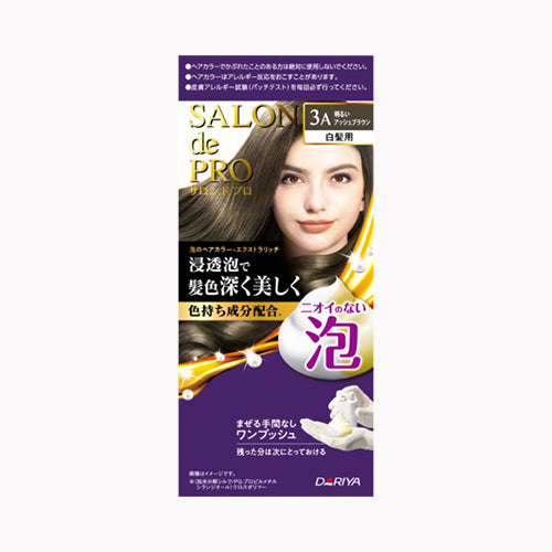 ダリヤ サロンドプロ　泡のヘアカラー・エクストラリッチ（白髪用）３Ａ＜明るいアッシュブラウン＞ 化粧品  毛染め