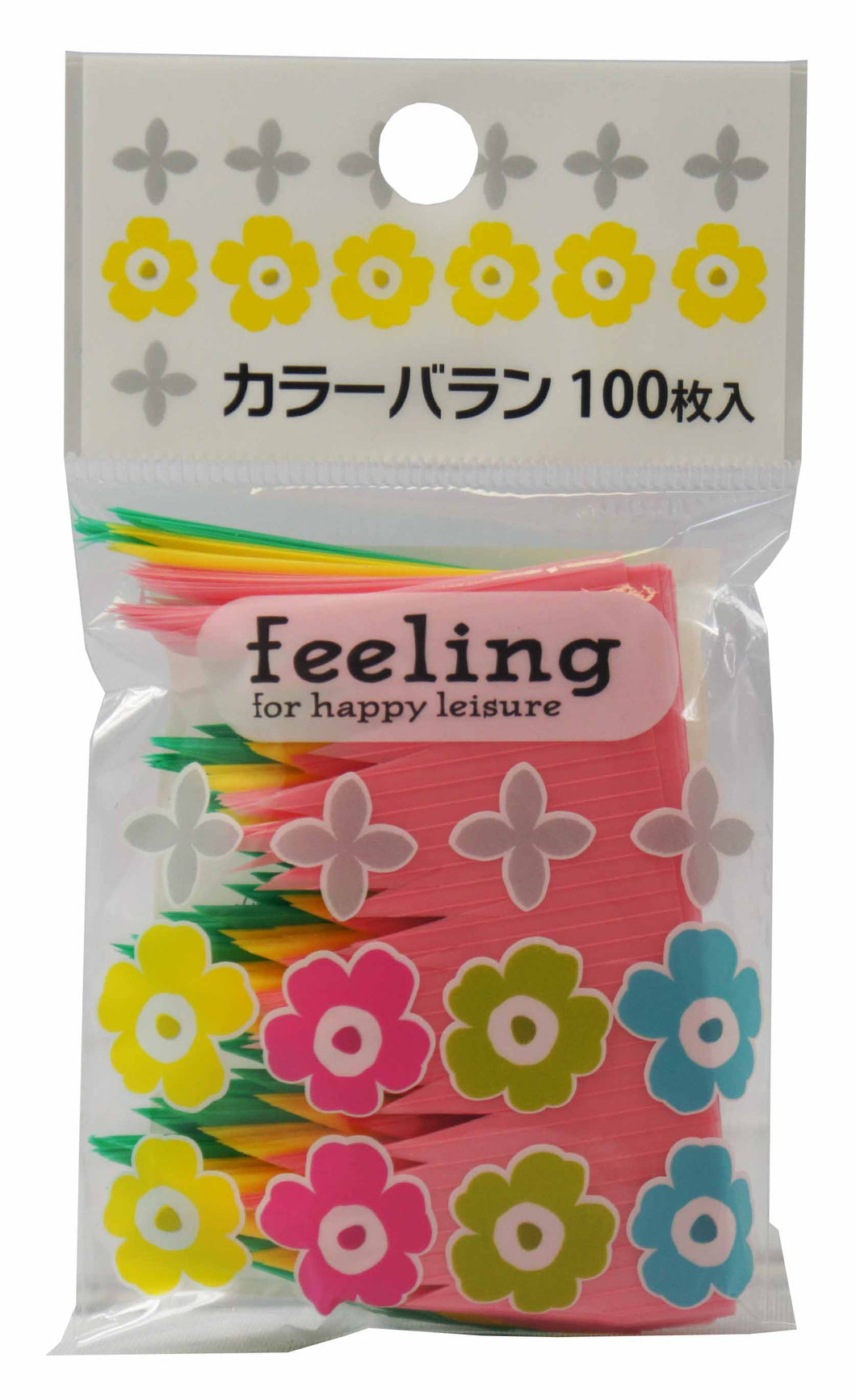 大和物産 feeling カラーバラン100枚入  行楽用品 お弁当用品 　 メール便対応