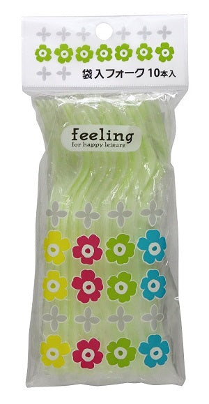 大和物産 ＦＬ　袋入フォーク１０本 行楽用品 簡易食器類 　