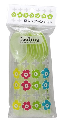 大和物産 ＦＬ　袋入スプーン１０本 行楽用品 簡易食器類 　