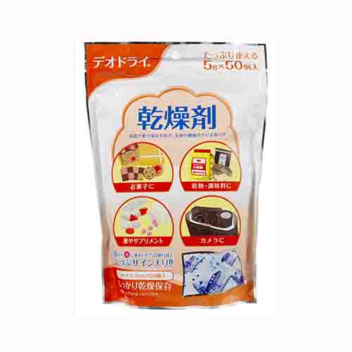豊田化工 デオドライ乾燥剤５Ｇ×５０個入り　 除湿剤 食品用乾燥剤