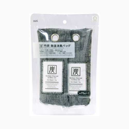 小久保工業所 竹炭　除湿消臭バッグ　７５Ｇ×２個 除湿剤 シートタイプ その他消臭剤・芳香剤  日用品 消臭剤・芳香剤