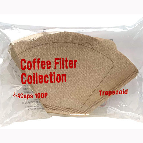 カナエ紙工 台形ＥＦ２－１００Ｐ　無漂白コーヒーフィルター 台所消耗品 その他台所用品