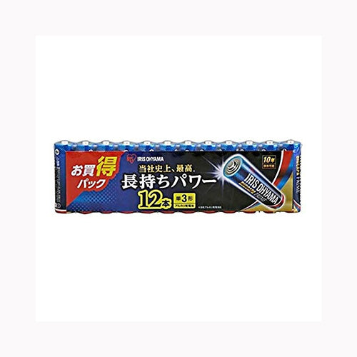 アイリスフーズ アルカリ乾電池　ＢＩＧＣＡＰＡ　ＰＲＩＭＥ　単３形　１２本パック　ＬＲ６ＢＰ／１２Ｐ  軽電化  乾電池  メール便対応