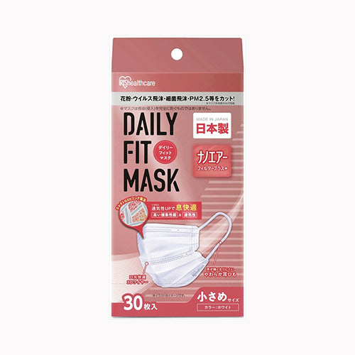 アイリスフーズ ＤＡＩＬＹ　ＦＩＴ　ＭＡＳＫ(デイリーフィットマスク)ナノエアーフィルタープラス　小さめサイズ３０枚　ＰＮ－ＤＮＩ３０Ｓ 衛生用品 マスク