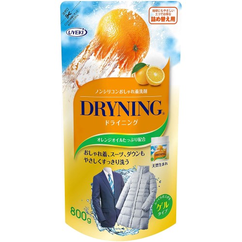 ＵＹＥＫＩ ドライニング詰替用800G 衣料用洗剤 おしゃれ着・ドライ用