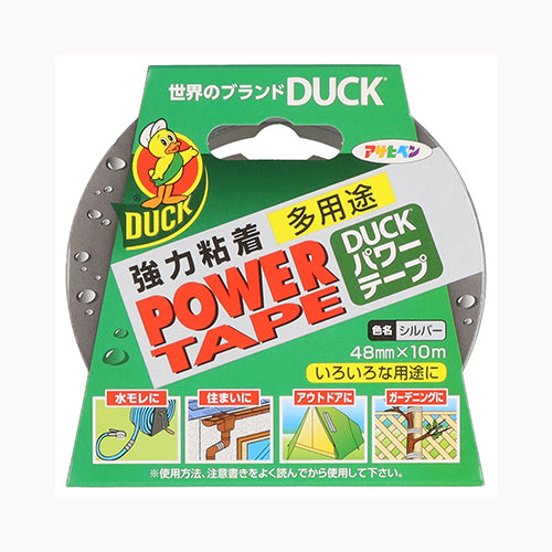 アサヒペン パワーテープ　シルバー１０Ｍ　 園芸用品・ＤＩＹ ＤＩＹ