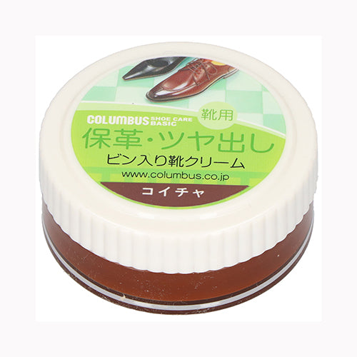 コロンブス コロンブスベーシックビン入り靴クリームコイチャ 履物用品 シューケア