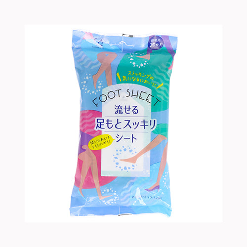 コットン・ラボ 流せる足もとスッキリシート20枚 化粧品 ボディケア