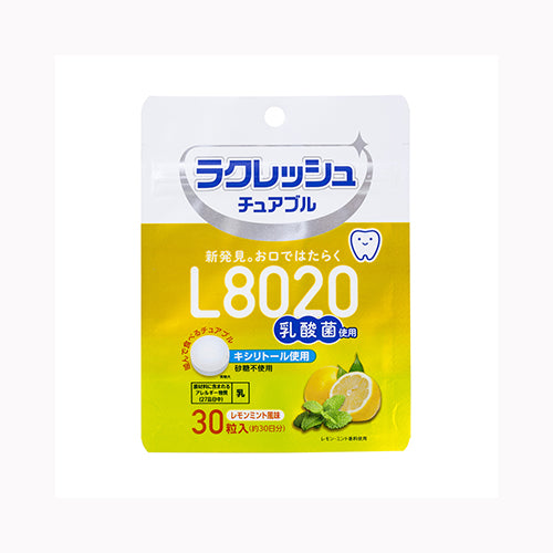 ジェクス Ｌ８０２０乳酸菌ラクレッシュチュアブルレモンミント風味 オーラル 口中衛生用品