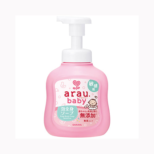 サラヤ アラウベビー泡全身ソープ敏感肌４５０ＭＬ　 ベビー用品 ベビースキンケア 　 ソープ ベビー・マタニティ  お風呂・バス用品 バス・洗面ボディソープ ベビーソープ 