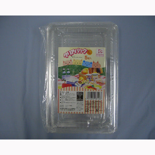 日本デキシー ＤＮクリアパック　Ｌ　５Ｐ 行楽用品 お弁当用品
