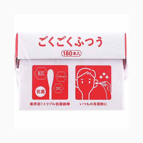 平和メディク トリプル抗菌綿棒ごくごくふつう１８０本入 衛生用品 身体衛生  その他綿棒 医療品・衛生用品 綿棒