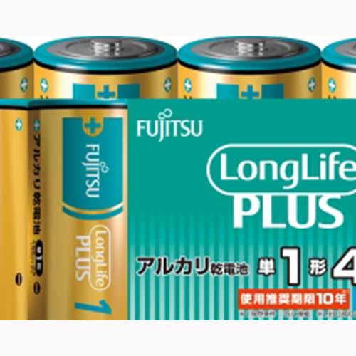 ＦＤＫ ＦＵＪＩＴＳＵ　ロングライフプラス単１　４個　ＬＲ２０ＬＰ（４Ｓ） 軽電化  乾電池