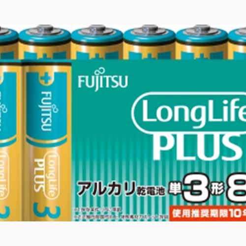 ＦＤＫ ＦＵＪＩＴＳＵ　ＬｏｎｇＬｉｆｅＰＬＵＳ　単３・８個　ＬＲ６ＬＰ（８Ｓ）  軽電化  乾電池  メール便対応