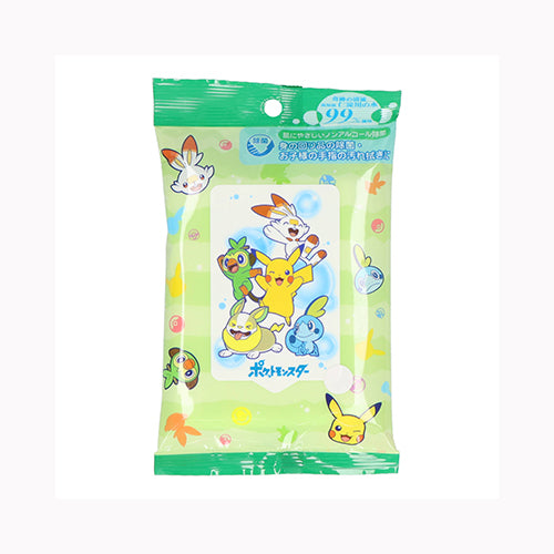 ハヤシ商事 ポケモンノンアル除菌ウェット２０枚  家庭紙 ウェットティッシュ 除菌ウェットシート 除菌剤  日用品 ペーパー類医療品・衛生用品 携帯用ウェットティッシュ メール便対応