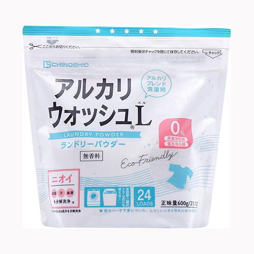 地の塩社 アルカリウォッシュＬ　ランドリー無香　６００Ｇ 衣料用洗剤 天然系・自然派