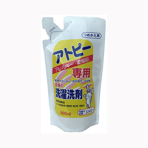 コーセー エルミーアトピー衣類洗剤　詰替　８００ＭＬ 衣料用洗剤 天然系・自然派