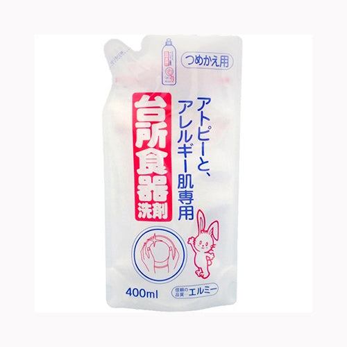 コーセー エルミーアトピー台所食器洗剤　詰替　４００ＭＬ 台所洗剤 天然系・自然派