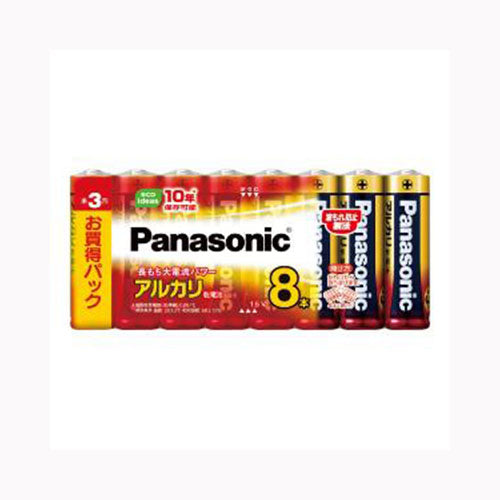 パナソニックコンシューマーマーケティングＶＥ社 ＬＲ６ＸＪ／８ＳＷ　アルカリ単３８Ｐ  軽電化 乾電池 メール便対応
