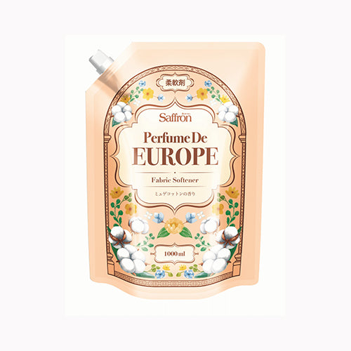 トイレタリージャパンインク サフロンパフュームドヨーロッパコットン１０００ｍｌ 洗濯補助剤 柔軟剤