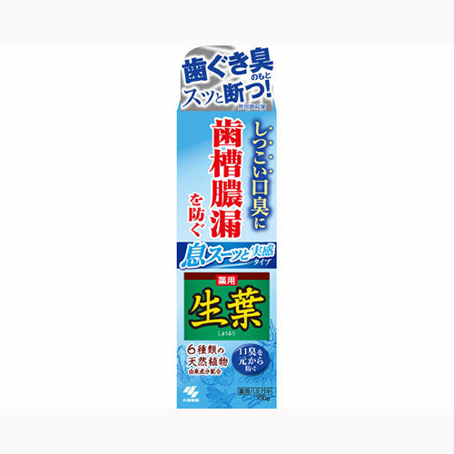 小林製薬 生葉Ｉ息スーッと実感１００ｇ オーラル 歯磨き 歯周病・知覚過敏用歯磨き粉 オーラルケア 歯磨き粉