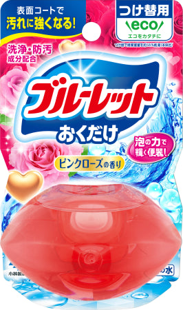 小林製薬 液体ブルーレットおくだけつけ替用　ピンクローズの　 芳香消臭 タンククリーナー 　
